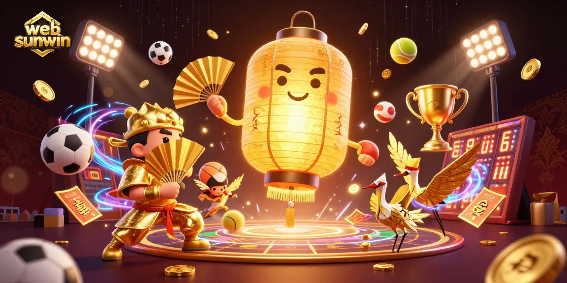 Engage in thrilling play with web sunwin at the vibrant night market casino scene featuring dynamic game elements.