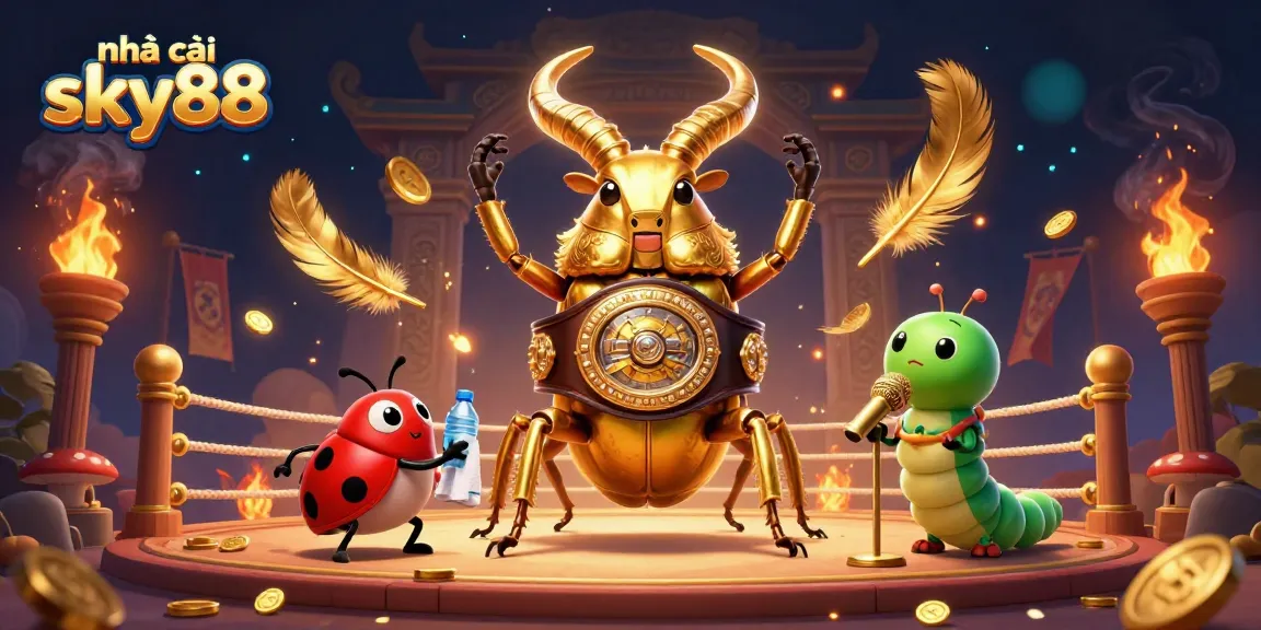 Experience thrilling gameplay with nhà cái sky88 in an exciting 3D casino illustration featuring vibrant characters and elements.
