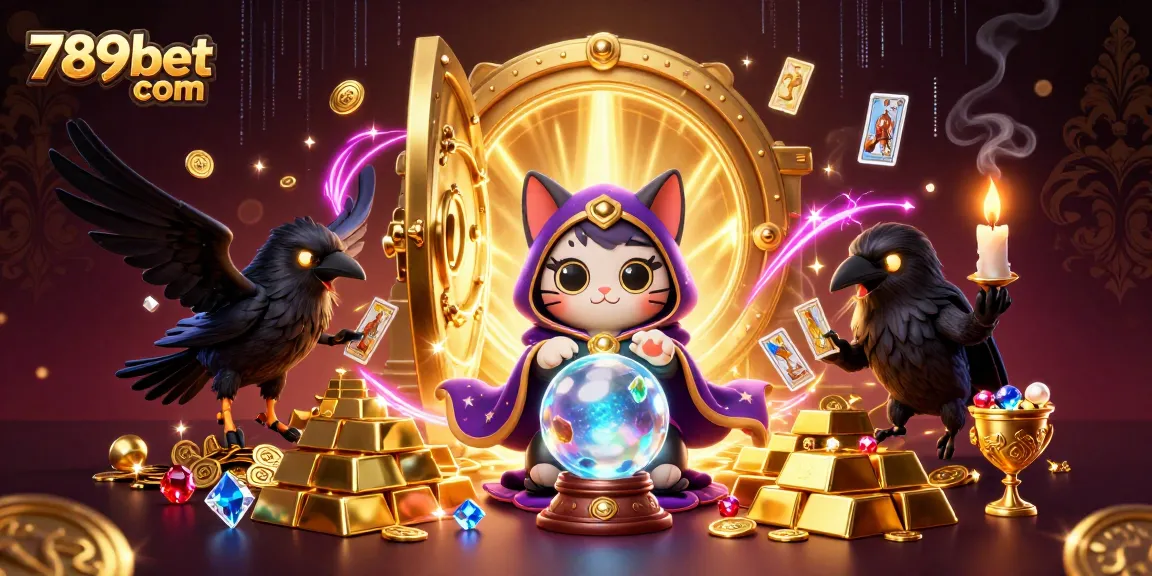 Spin to win at 789bet com with vibrant casino excitement and treasure around mystical characters.