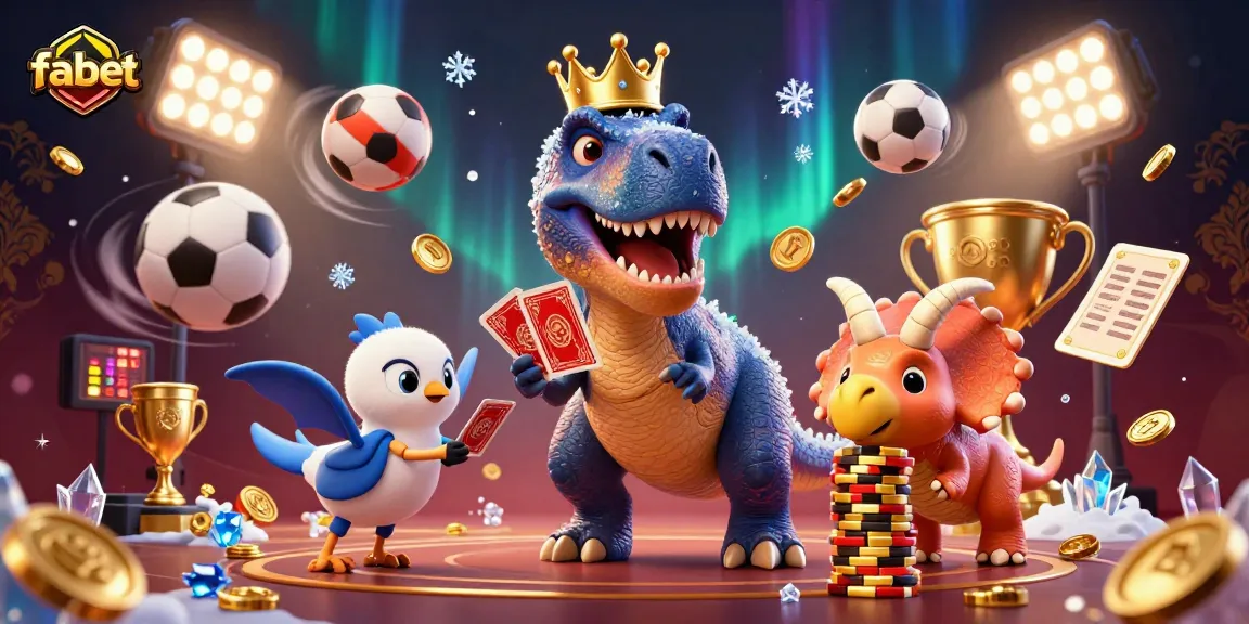 Enhance your winning with fabet's unique betting strategies displayed in a vibrant 3D casino scene.
