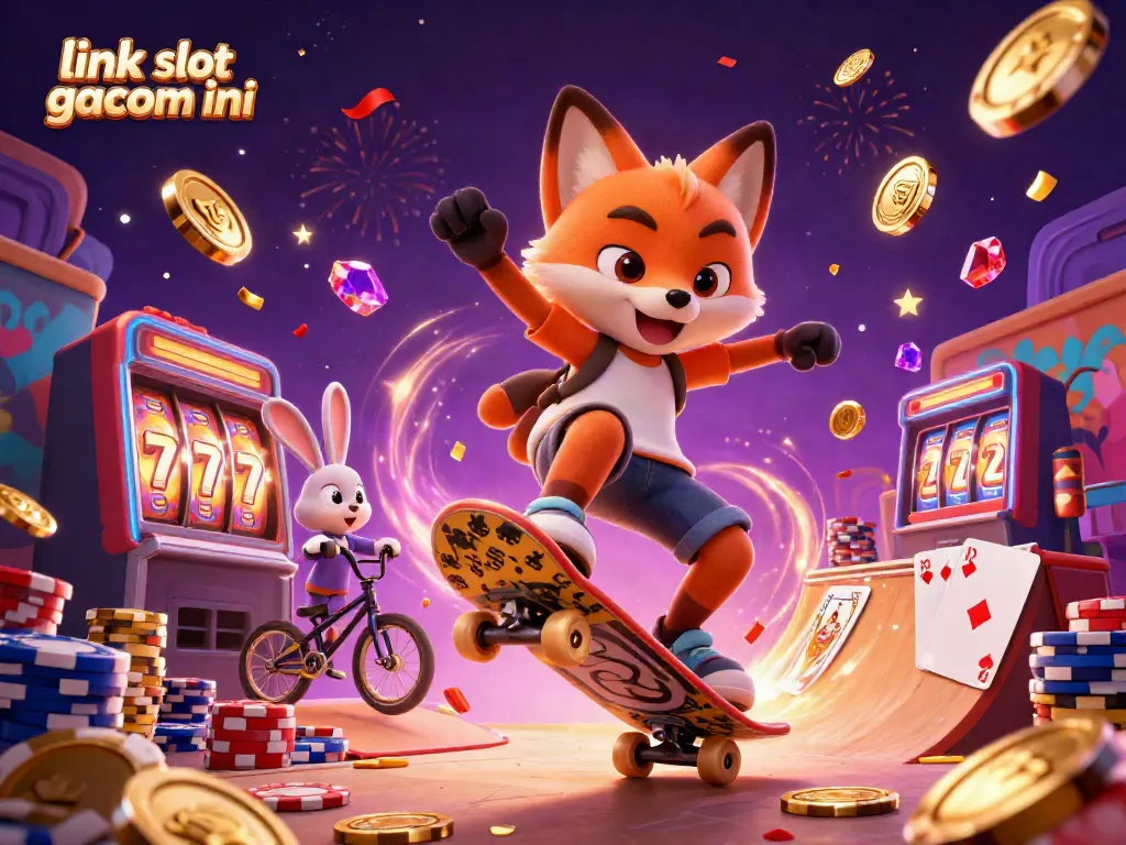Menangkan hadiah menarik dengan link slot gacor malam ini, sambil skateboard dan beraksi bersama teman di kasino.