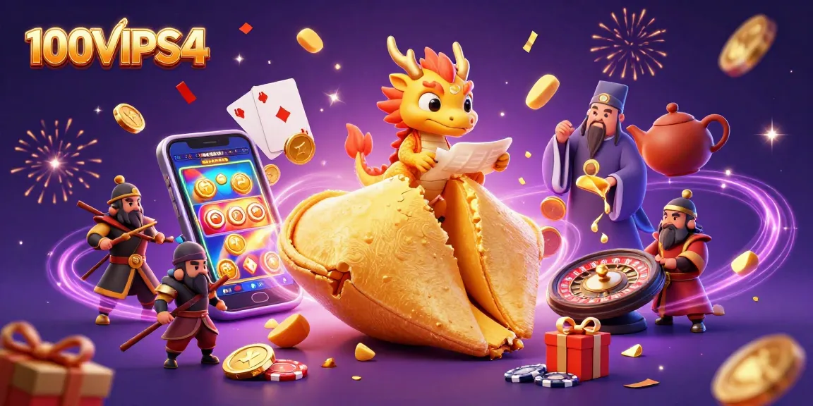 Engage in thrilling gameplay at 100VIPS4, featuring vibrant gaming elements and enchanting characters.